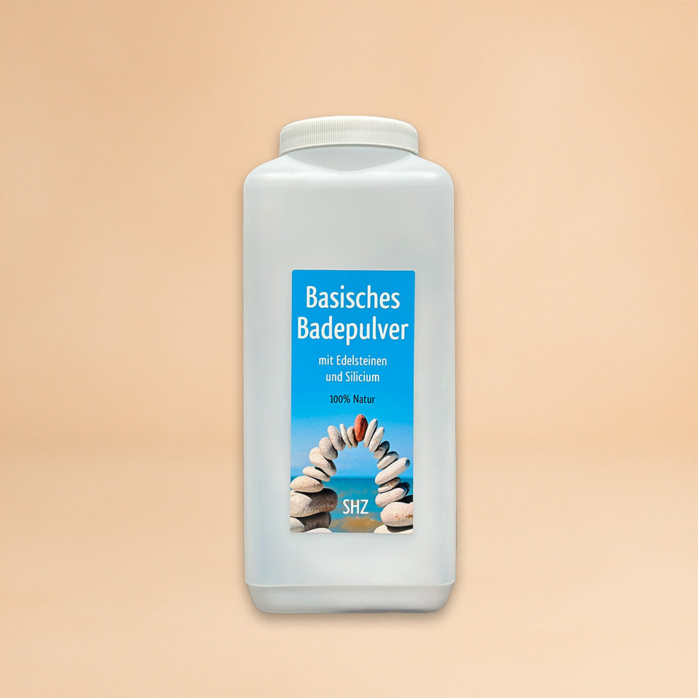 Basisches Badepulver mit 8 verschiedenen Edelsteinen + Silizium 3000g